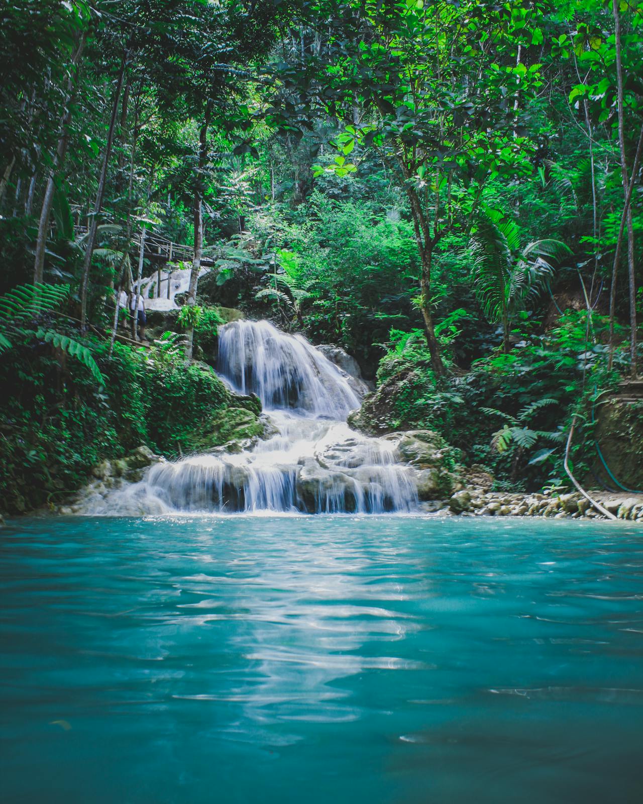 Photo showing a waterfall